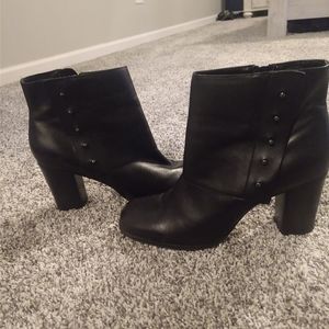 Leather boots